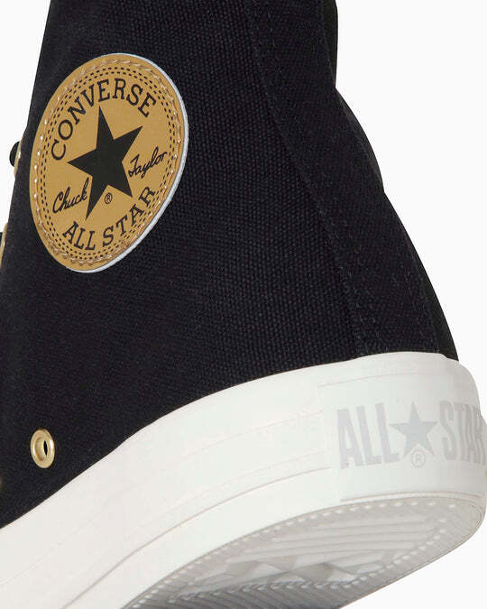 31313380 Converse All Star Goldpatch Hi Black Gold (Men's)