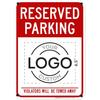 Metal Parking Sign - Rust-Proof Aluminum, Fade Resistant, Business Towing Warning