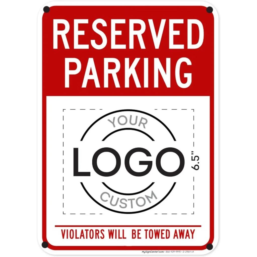 Metal Parking Sign - Rust-Proof Aluminum, Fade Resistant, Business Towing Warning