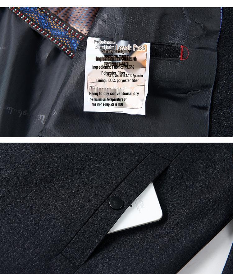 Men's Grandpa Style Jacket - Spring & Autumn Middle-Aged Wear