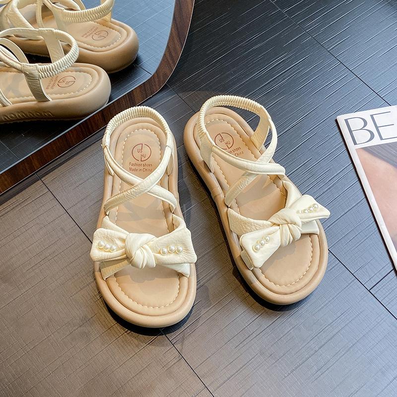 

Shoes soft sole outer wear new summer heightening sandals women s non-slip temperament beach shoes fashion 35