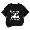Girls Spring Summer Casual Shortsleeved Tshirt Letterprinted Round Neck Comfortable Childrens Wear Kids Clothes Summer Soft