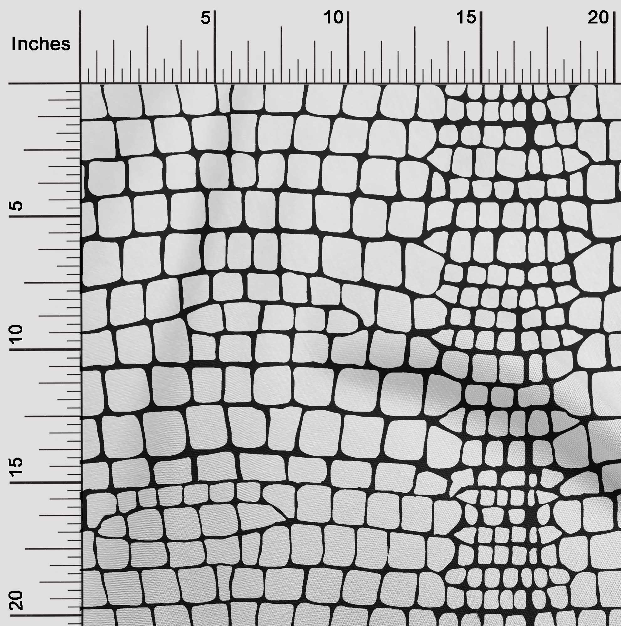 

OneOone Cotton Flex Light Pink Тканина зі шкіри крокодила для пошиття тканини для рукоділля з принтом у дворі 40 дюймів 42 Inch Wide - Viscose Chiffon білий