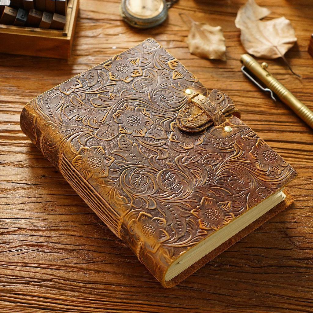 Handmade Genuine Leather Sketchbook & Diary