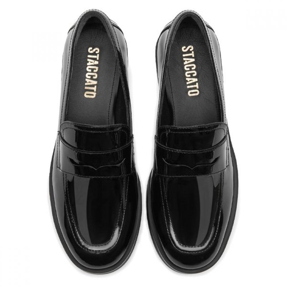 Staccato Women S Loafer Black Leyloaf02 Eup01blk