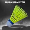 10 Adet Naylon Badminton Istikrarlı Dayanıklı Naylon Tüy Raketle Genç Oyuncular Kapalı Açık Badminton Eğitimi