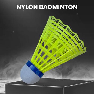 10Pcs Nylon Badminton Stable Durable Nylon Feather Shuttlecocks Youth Players Indoor Outdoor Badminton Training