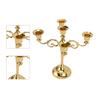5 Arm Candlestick Holder Iron Retro Decorative Candle Holder Centerpiece for Home  