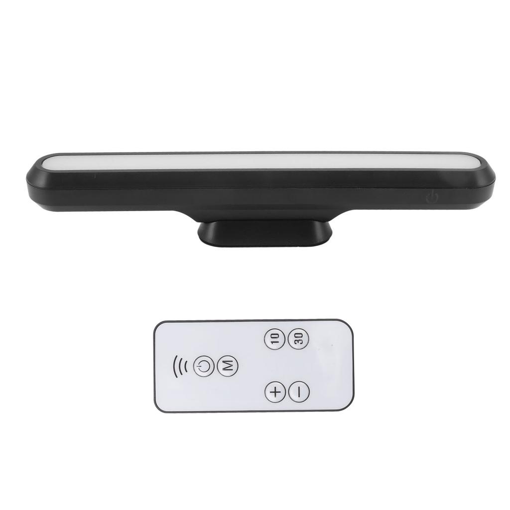 USB Rechargeable LED Desk Light Bar Magnetic Desk Reading Light Black Stepless Dimming Battery