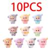 10Pcs Crybaby Tree Rabbit, Anime Flocked Action Figure, Decorative Pendant, Desktop Kawaii Doll Ornaments  Gift Items