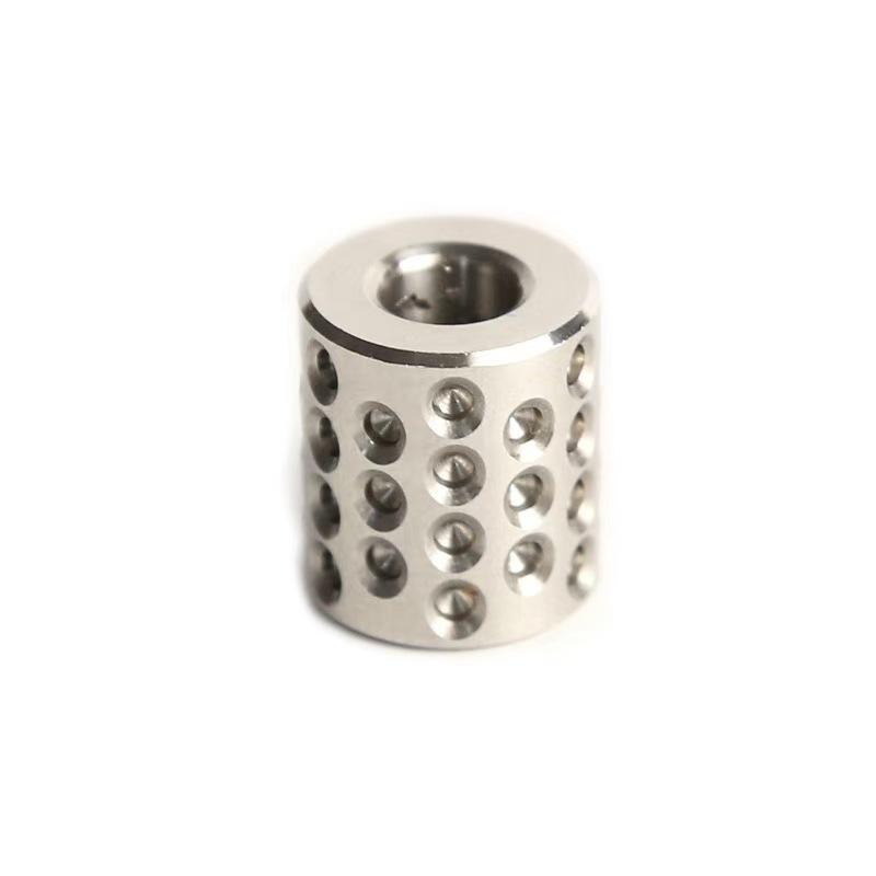 Cylinder Stainless Steel Knife Drop Pendant Adult Fidget Toy Paracord Rope Decompression Toys Edc Key Chain Flashlight Accessory