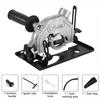 45° Adjustable Angle Grinder Bracket Dust Free Heavy Duty Angle Grinder Converter Circular Saw Bracket Woodworking Table Tool