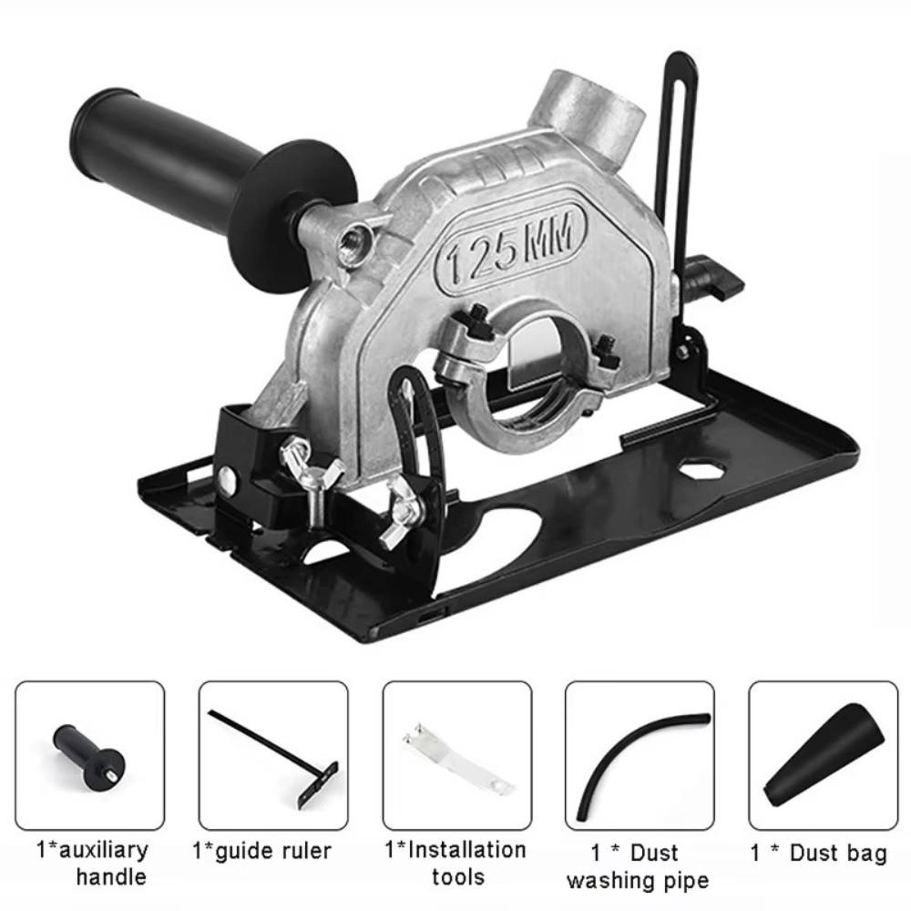 45° Adjustable Angle Grinder Bracket Dust Free Heavy Duty Angle Grinder Converter Circular Saw Bracket Woodworking Table Tool