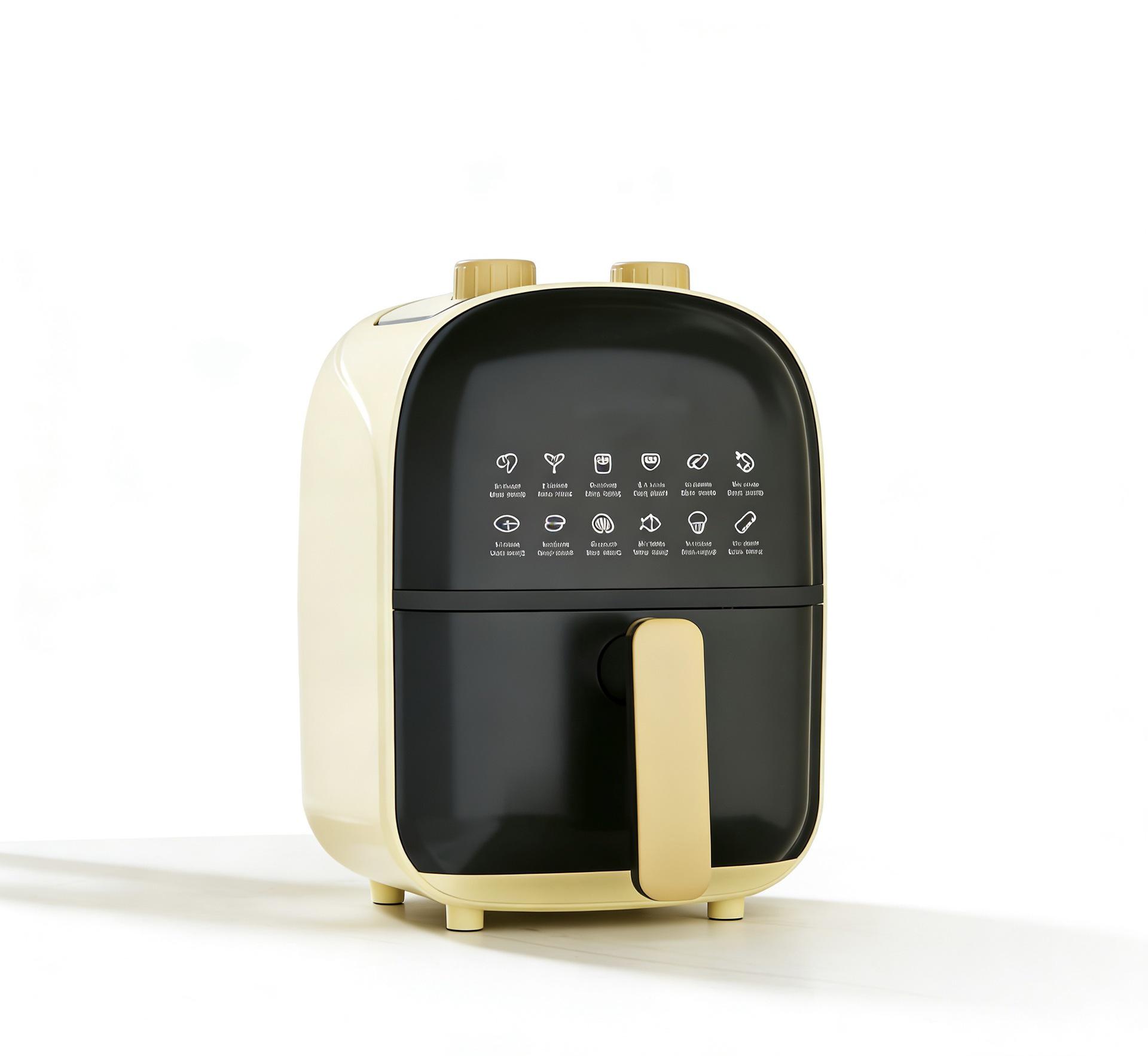 

Large-Capacity, Automatic Oil-Free Air Fryer Oven світло-жовтого кольору