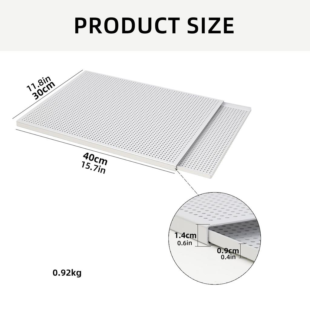 Set Of 2 Multipurpose Baking Tray Nonstick Oven Sheet for Puff Pastry Perforated Mille Feuille Rectangular Pastry Molds