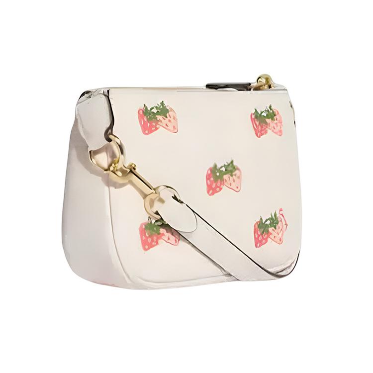 New COACH Women's Nolita 15 Strawberry Pattern Handbag CB608-IMCAH