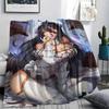 1 Manta de Franela con Estampado de Dibujos Animados, Alta Calidad, Cómoda para Todas las Estaciones, Decoración del Hogar, Calidez y Confort, Perfecta para Regalo de Navidad o Cumpleaños