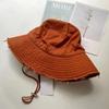 Fashion Fisherman Hats Foldable Bob Bucket Hat with Big Brim Sunscreen with Adjust Chin Rope Caps Beach Fishing Gorras Hat Women