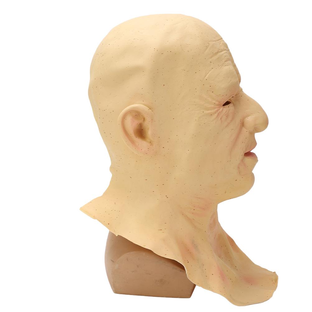 Halloween Latex Old Man Face Cover Halloween Dress Head for Headgear