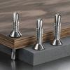 200/20pcs M4.2 Stainless Steel Self-Tapping Screws Cross Flat Head High-Strength Quick Self-Drilling Metal Screw Fixing Fastener