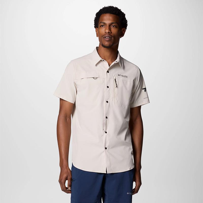Columbia TITANIUM Shirt Men's Light Khaki AE5161-279