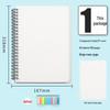 A5 Thickened PP Spiral Notebook - Business & Student Use with Creative Horizontal Lines