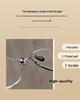 Women's High Power Compact Silver Wire Frame Glasses - Anti-Blue Light, Pure Titanium, Small Pupillary Distance, Ultralight 8807.