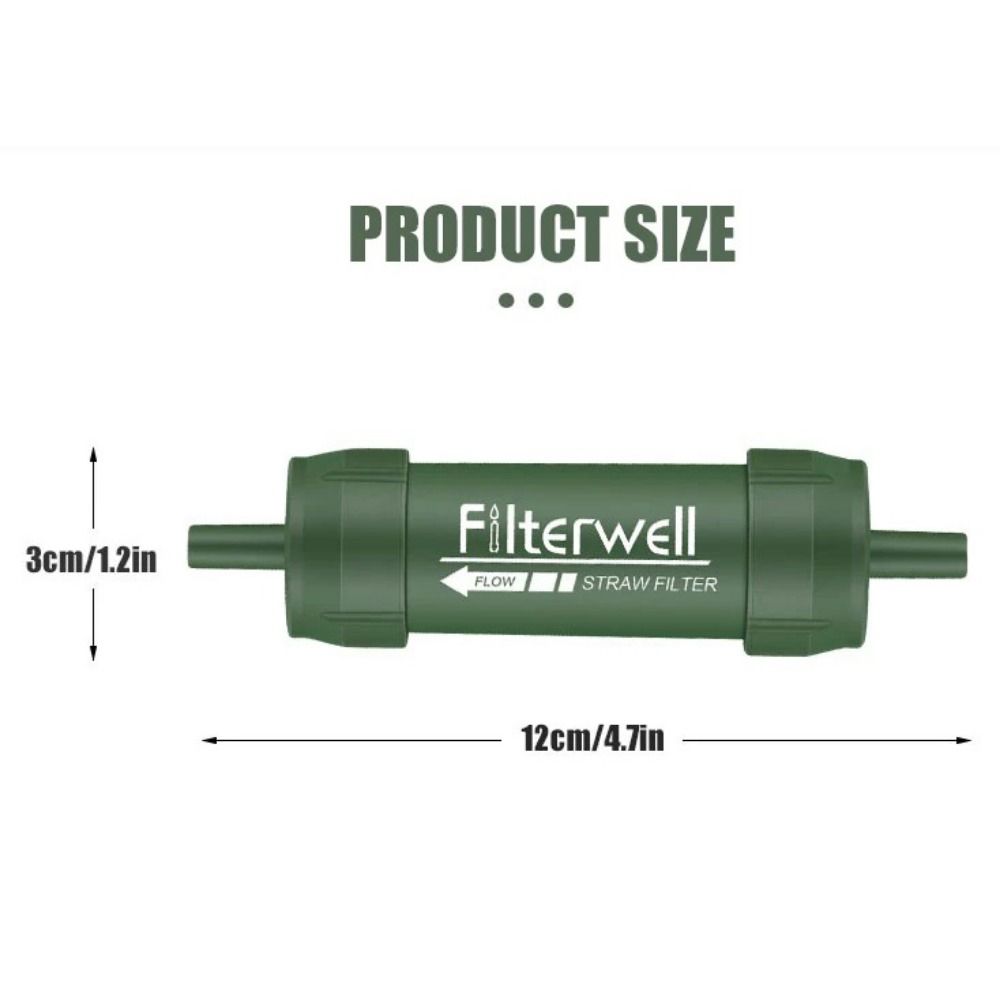 Purifier Purification Water Filter Mini Drinking Water Filtering Straw  Emergency