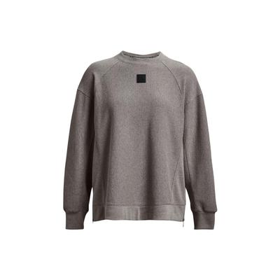 Solid Color Crew Neck Pullover Long Sleeve Sweatshirt Women Sweatshirt Gray 1379773-294