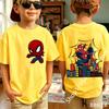Summer Spider Children's T Shirt Breathable Fabric Classic Character Patterns in A Cute Style Suitable Daily Playwear
