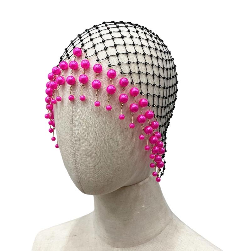Elegant Tassels Headpiece Featuring Intricate Hollow Design Suitable for Fashion Brides and Festival Attendees Present