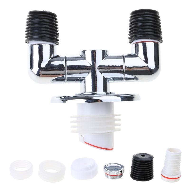Washing Machine Floor Drain Adapter Tees Joint AntiOverflow Sewer Elbow Pipe Connector Bathroom Accessories Enduring