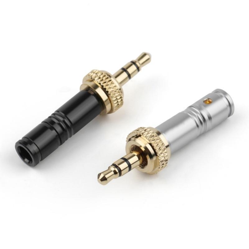 Mini 3.5mm Stereo Locking Auditory Plug Gold Plated Connector for Speakers Amplifiers Widely Used