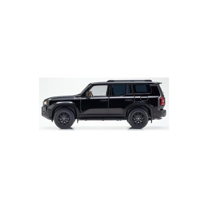 Kyosho Original Měřítko 1/43 Toyota Land Cruiser 250 ZX Verze s volitelnými koly. (Černá) Hotový výrobek KS03927BK
