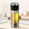 Cihun One-Key Open Portable Double-Layer Glass Tea Infuser Bottle
