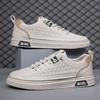 Men's shoes, 2025 summer new white shoes, casual shoes, trends, versatile sneakers, breathable soft leather shoes, men