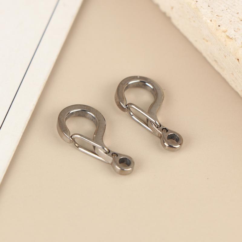 1/2Pcs Small Size Key Chain Buckle Spring Buckle Outdoor Edc Tool Keyring Accessories Titanium Alloy