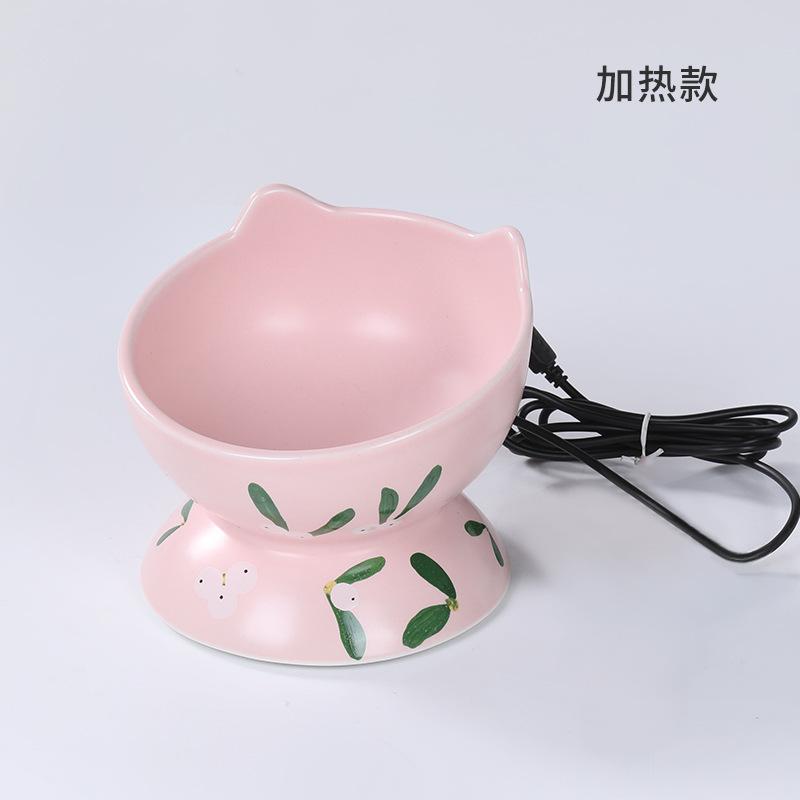 

Pet Ceramic Intelligent Heating Dog Bowl Real-time Constant Temperature Cat Dog Food Basin Cat Bowl Water Dispenser Pet Products
