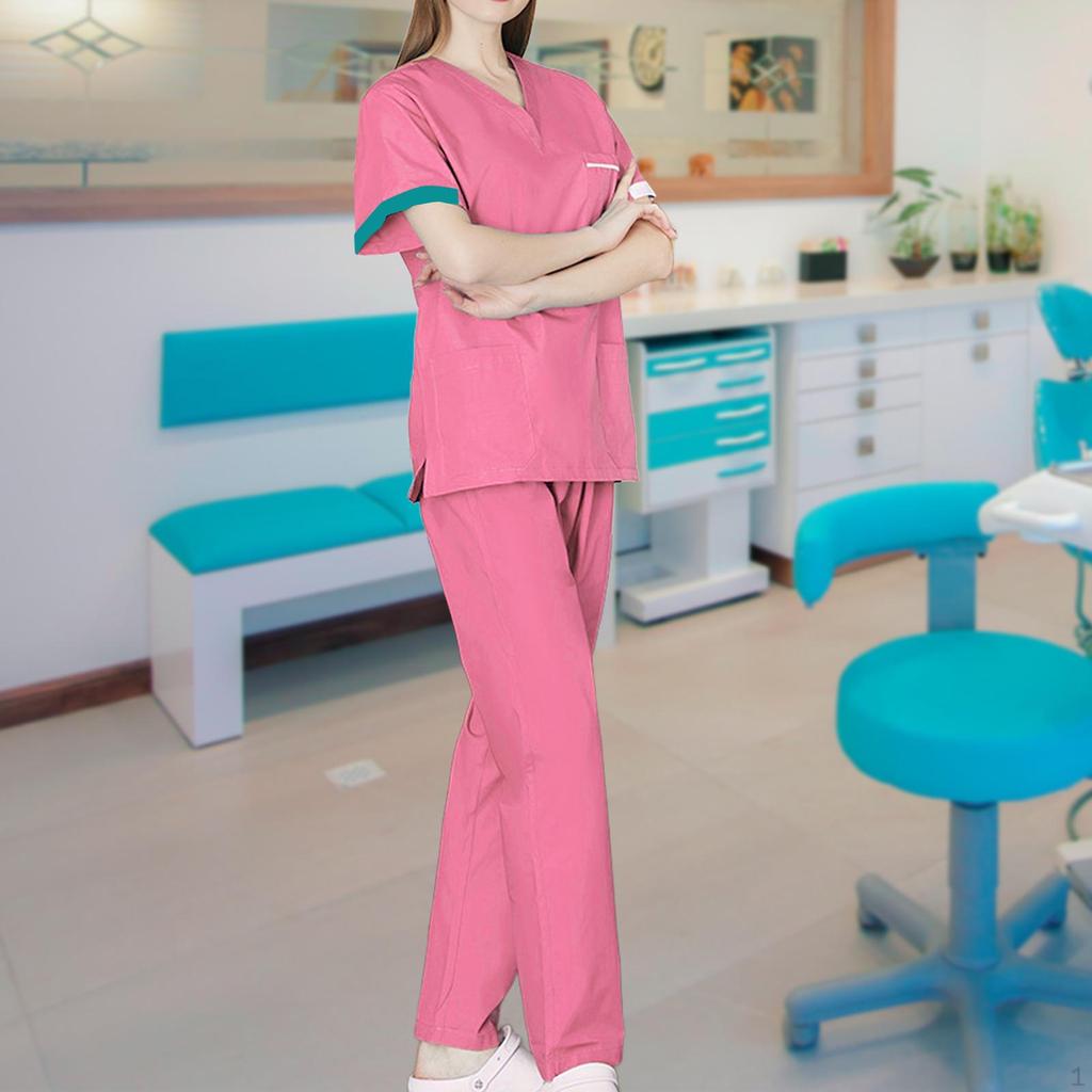Nursing Set, Scrub Uniform for Men And Women, Practical Clothing