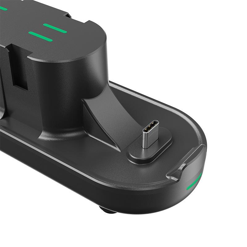 6-in-1-Gamepad-Ladegerät, Game-Controller-Ladegerät für PS5 Switch/Xbox Series X