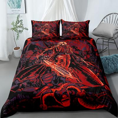 Devilman Bettbezug-Set ohne Spannbettlaken King Queen Double Full Twin Einzelgröße Bettwäsche-Set