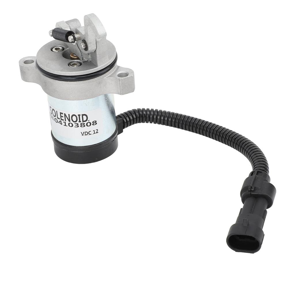 Fuel Shutoff Solenoid Valve 04103808 Replacement Stop Solenoid Valve for Generator 12V