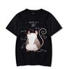 Top Men Women's T-shirt Cute Rat Printed Short Sleeve Male T-shirt Harajuku Fashion Couple Loose Street Style Y2K Tops Clothing