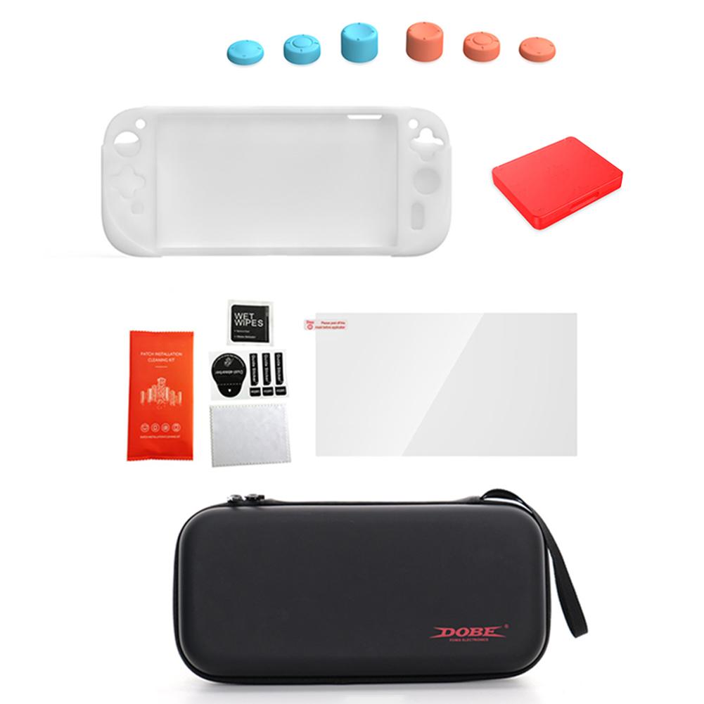 For Nintendo for Switch 2 Hard Shell Carrying Case Bag with Silicone Case & Thumb Grip Caps with Tempered Glass Screen Protector