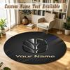 Round Rug Custom NameNew Holland Pattern Non Slip Carpet Home Floor Decor