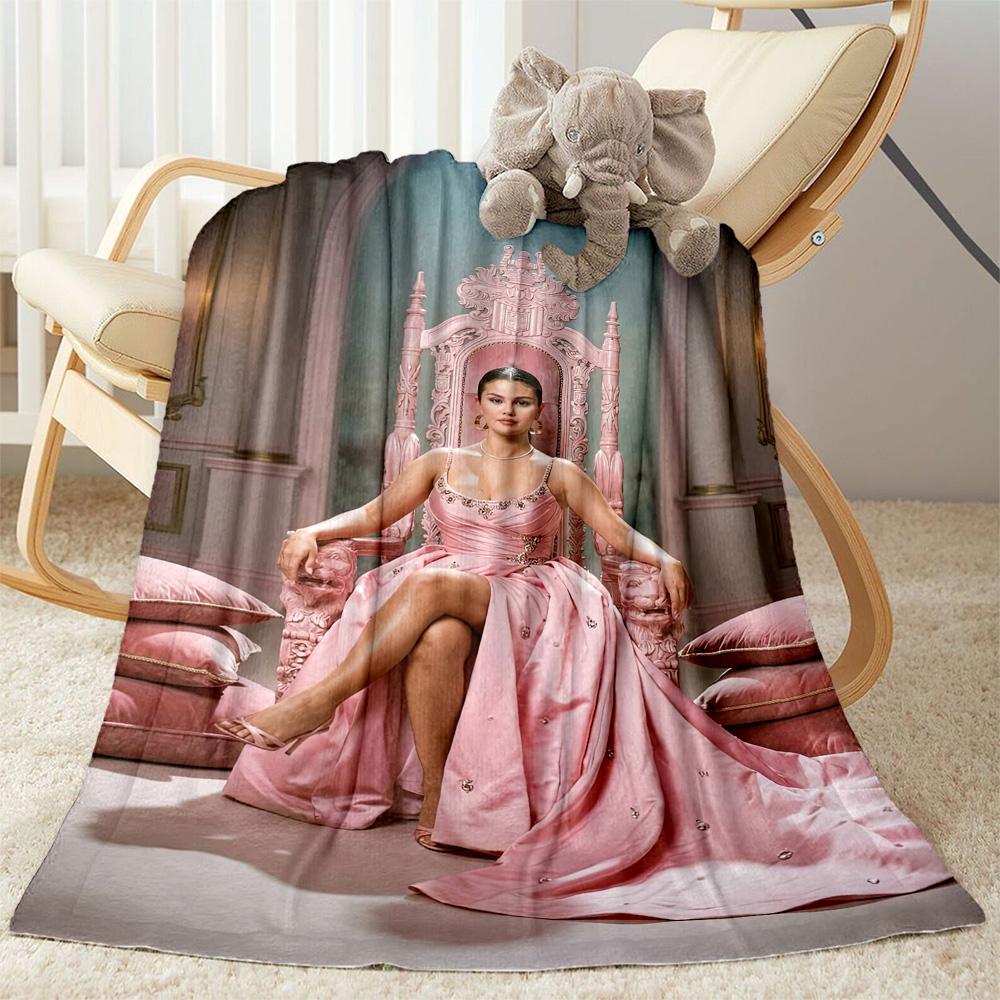 Selena Gomez Blankets are suitable for living rooms,making them an ideal choice for outdoor travel and gifts.