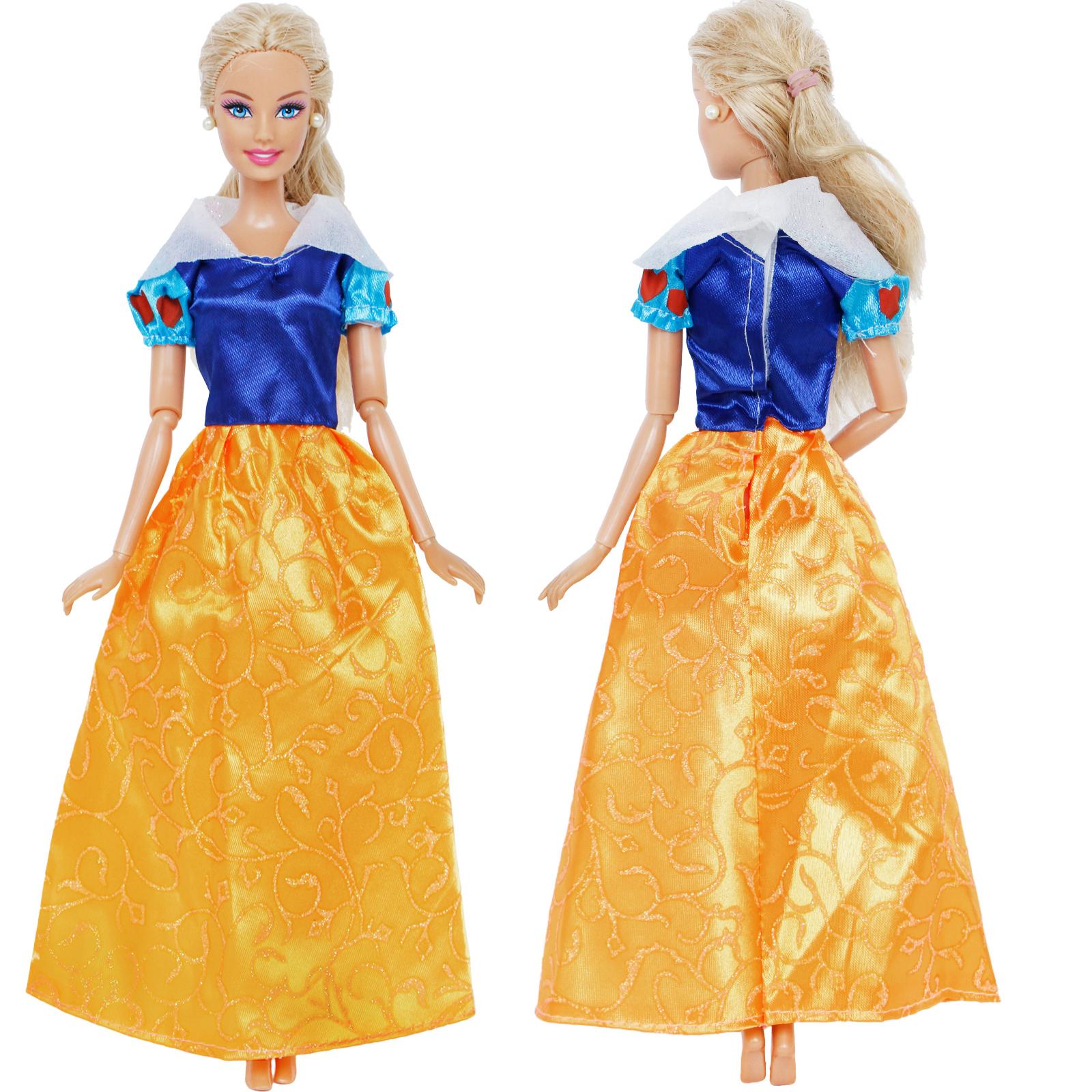 5 комплектов нарядов принцессы для куклы — фото 2