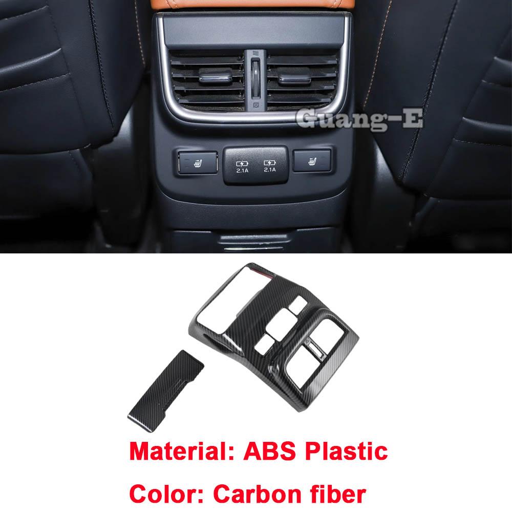 For Subaru Outback BT    ABS Button Armrest Cup Shift Knob Box Fog Light Frame Front Side Air Vent Outlet Trim Parts