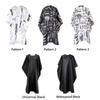 Salon Accessory Barber Cape Black/Comb Printing Hairdressing Coat Hairdress Gown  Hairdressing