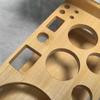 Cocktail Shaker Wooden Rack Bamboo SHAKE Barware Drinkware Set with 13 Holes